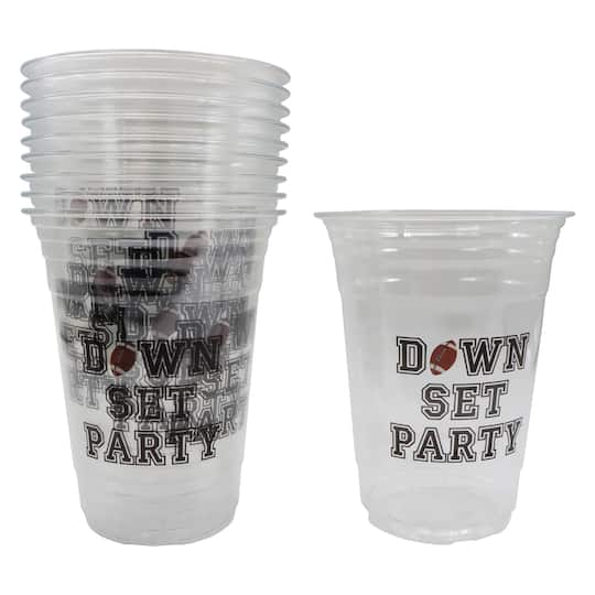 16oz. Down Set Party Plastic Cups, 10ct. by Celebrate It™